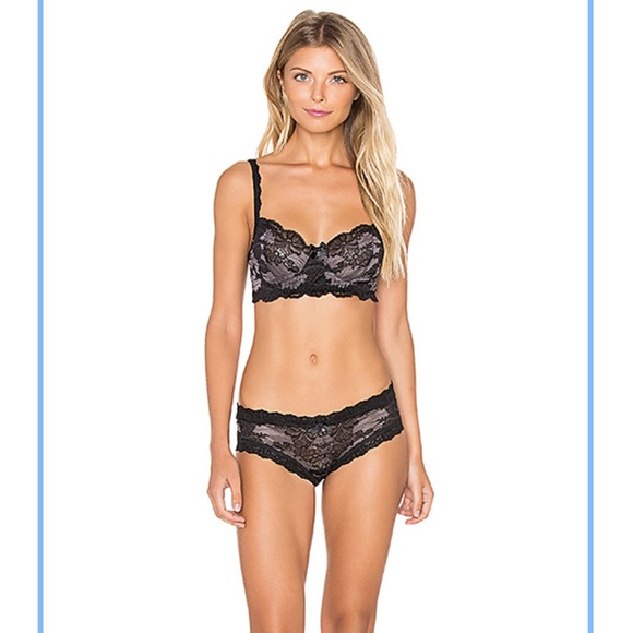 Hanky Panky Other - Hanky Panky Cheeky Hipster in Black & Orchid